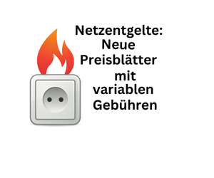 Netzentgelte: Neue Preisblätter mit variablen Gebühren