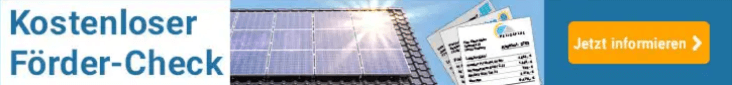 Photovoltaik Fördercheck