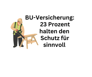 Umfrage: Nur 23 Prozent wollen eine Berufsunfähigkeitsversicherung