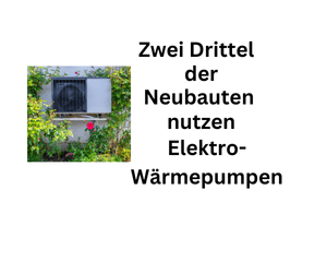 Wärmewende: Zwei Drittel der Neubauten nutzen Elektro-Wärmepumpen