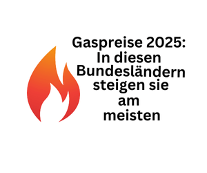 Gaspreise 2025: In diesen Bundesländern steigen sie am meisten