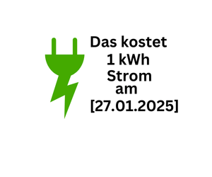 Strompreis: So teuer ist eine kWh Strom im Januar 2025