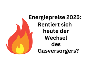 Energiepreise 2025: Rentiert sich heute der Wechsel des Gasversorgers?