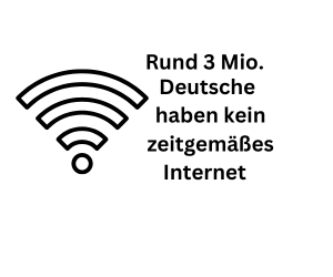 Rund 3 Millionen Deutsche verwenden kein topaktuelles Internet
