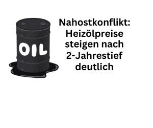 Heizölpreise: Nach Eklat im Nahen Osten Heizöl extrem teurer