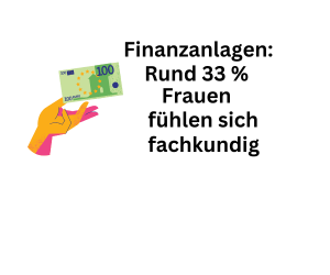 Finanzanlagen: Rund 33 Prozent Frauen fühlen sich fachkundig