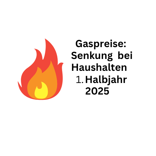 Gaspreise 2025: Senkung für Privathaushalte im 1. Halbjahr