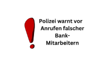 Abzocke: Polizei warnt vor Anrufen unechter Bankmitarbeiter