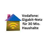Vodafone: Größtes Gigabit-Netz für 30 Millionen Haushalte
