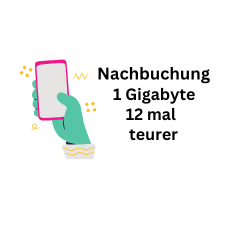 Handytarife: Nachbuchung von einem GB ist 12 mal teurer