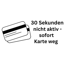 Sparkasse: 30 Sekunden untätig - plötzlich Karte futsch