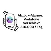 Vodafone versendet täglich 210.000 Abzock-Alarme