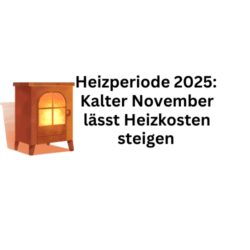 Heizperiode 2025: Kalter November lässt Heizausgaben klettern