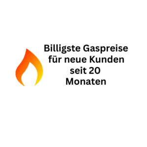 Gaspreise: Billigste Neukunden-Preise seit 20 Monaten
